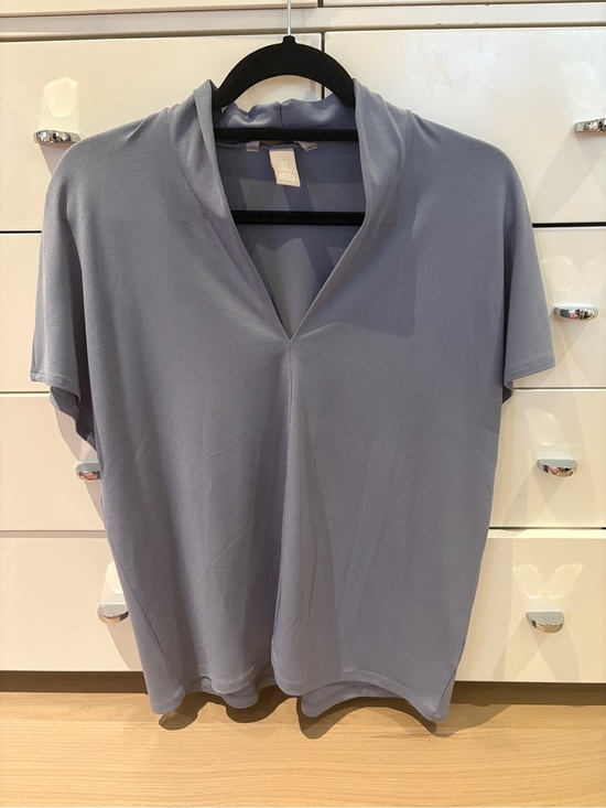Tops - Light Blue V-Neck Women’s Top